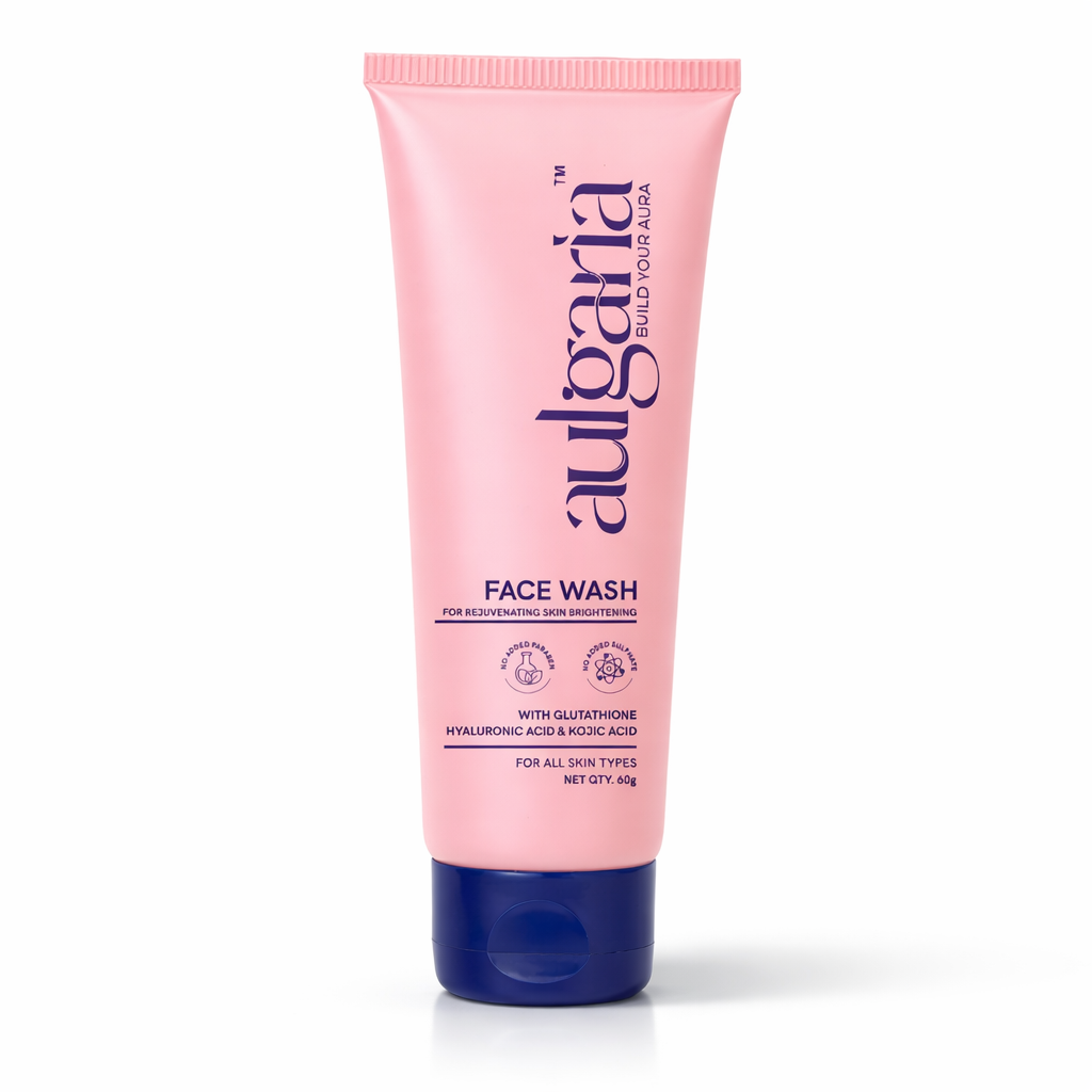 Aulgaria Kojic Acid and Glutathione Face Wash with Niacinamide and Hyaluronic Acid