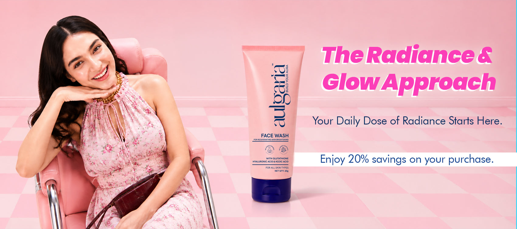 Aulgaria Luxury Skincare Essentials Banner Collection