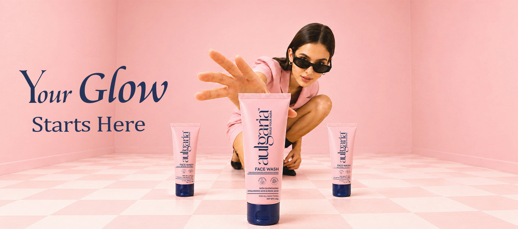 Aulgaria Luxury Skincare Essentials Banner Collection