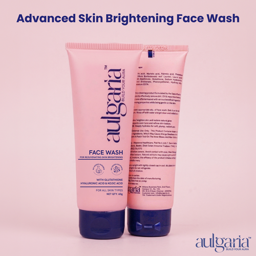 Kojic Acid and Glutathione Acid Face Wash for Skin Brightening and Hydration
