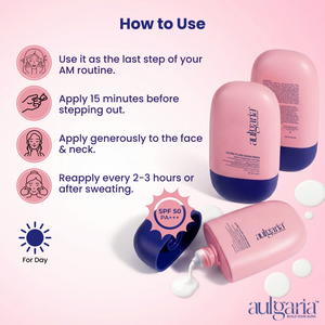 Aulgaria Ultra fluid Sunscreen SPF 50, PA+++
